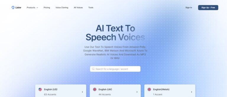 text to speech feature listnr ai