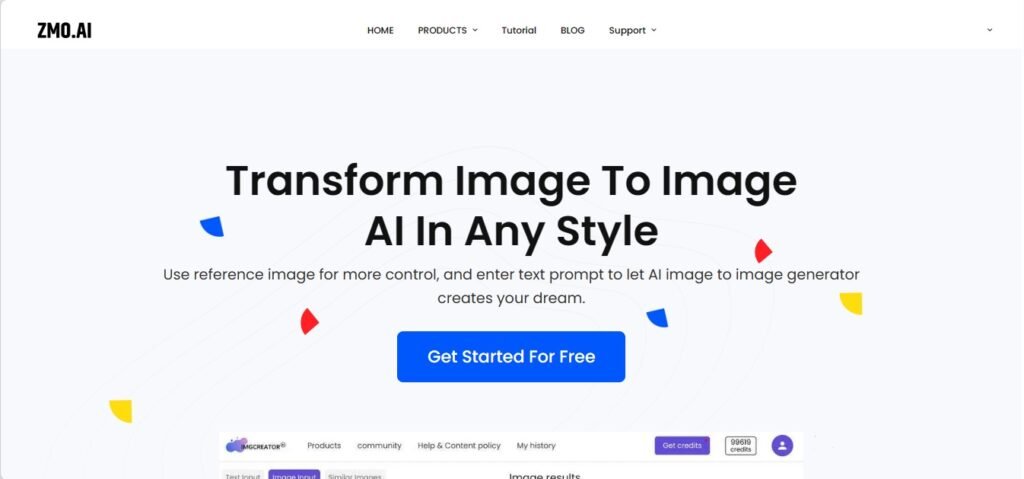 zmo ai image to image generator