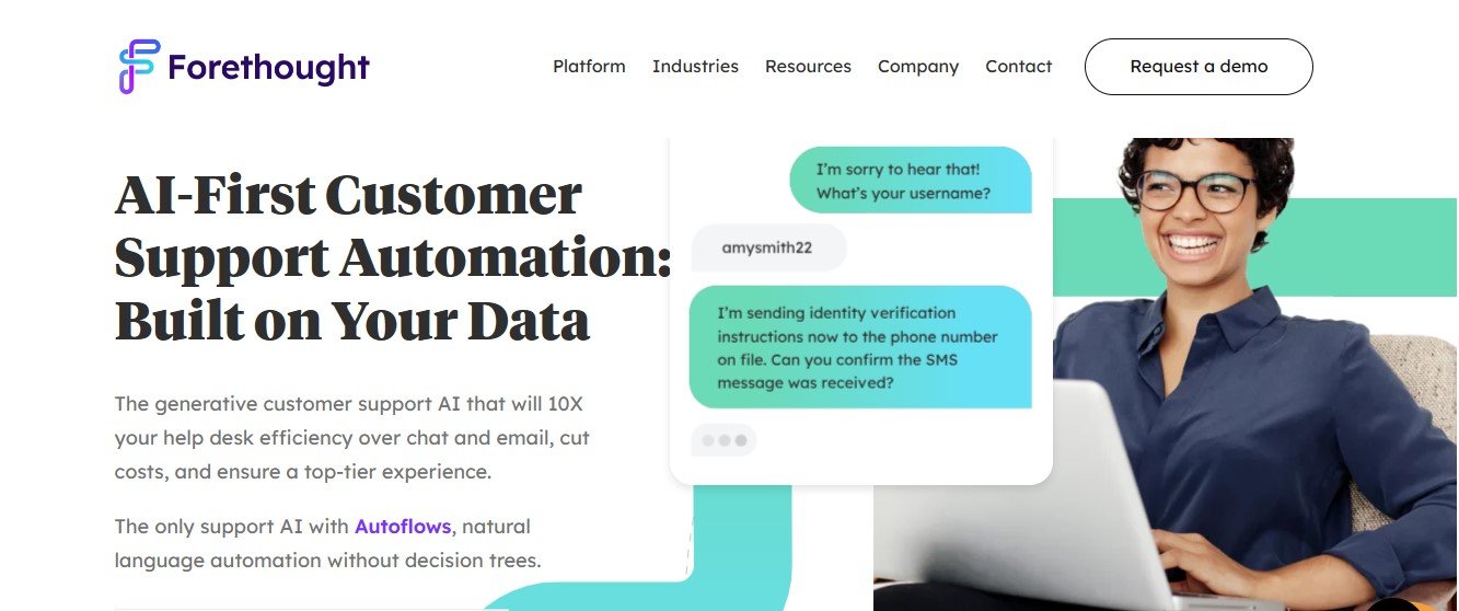 forethought ai helpdesk solution