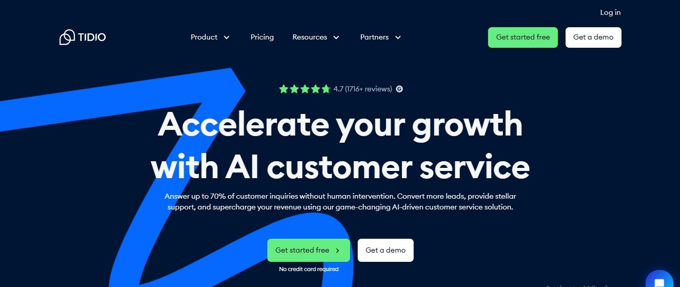 tidio ai powered helpdesk